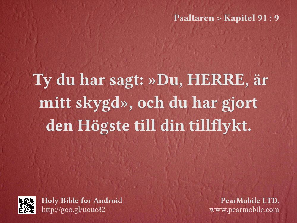 Psaltaren, Kapitel 91:9